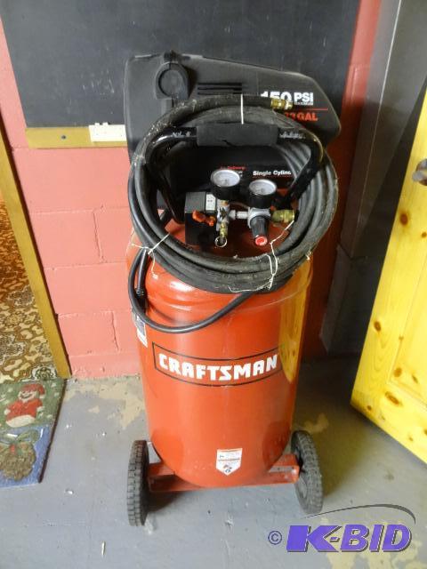 Craftsman 33 gallon air compressor deals 2hp