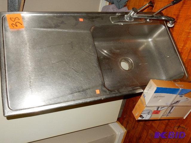 lot 38 image: Stainless Steel Sink
