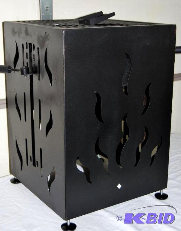 Backyard Firepit &amp BBQ Grill, laser cut f...
