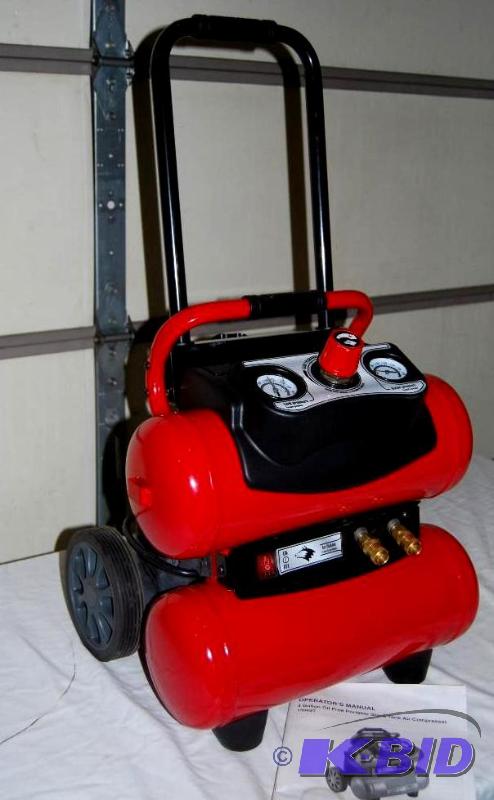 Husky 4-gallon Portable Electric Air Compress...