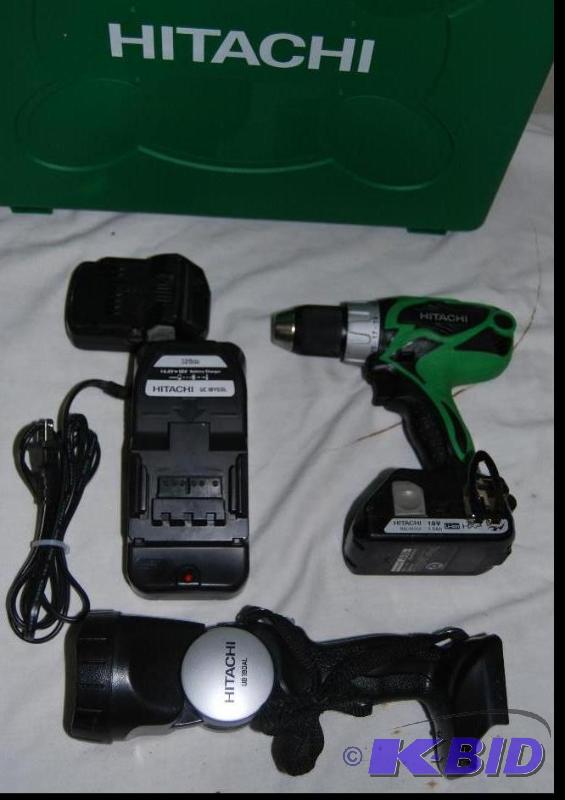 Hitachi DS18DSAL 18V 12-Inch Driver Drill Ki...