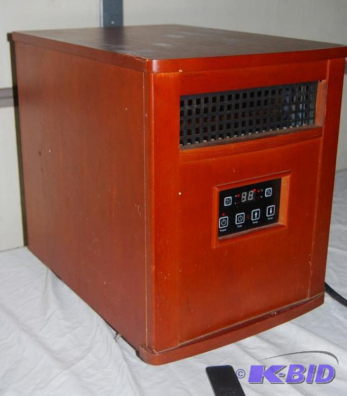 1500W Infrared Heater, all wood cabinet, 6 in...