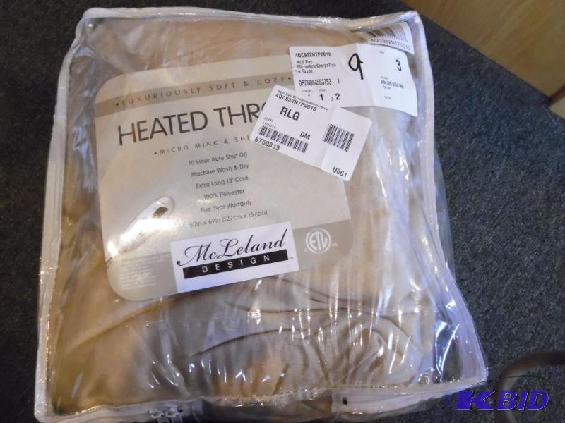 Heated throw