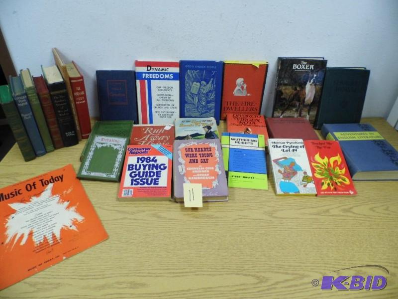Books with Coke Crate