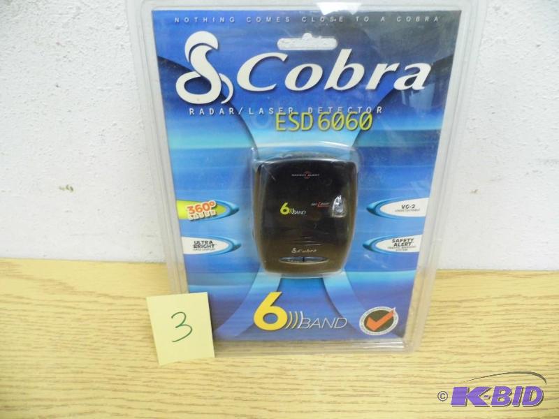 New Cobra ESD6060 Radar Detector