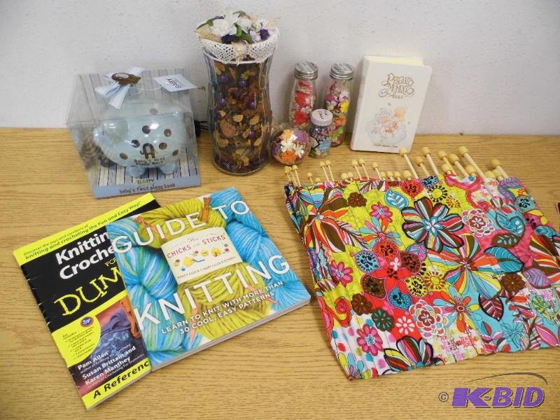 Knitting Needles, Baby Bank, Misc