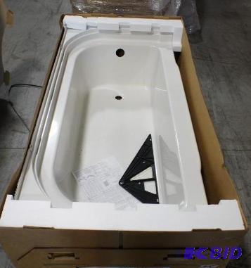lot 1 image: New Kohler Sterling Accord Bath Tub  right d...