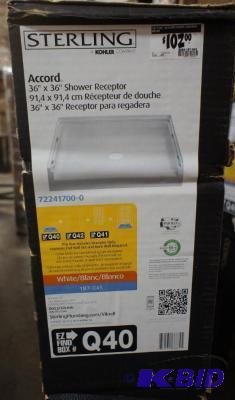 lot 5 image: New Kohler Sterling Accord Shower Receptor  ...