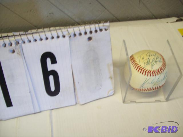Kirby Pucket Autographed Baseball - Signed in...