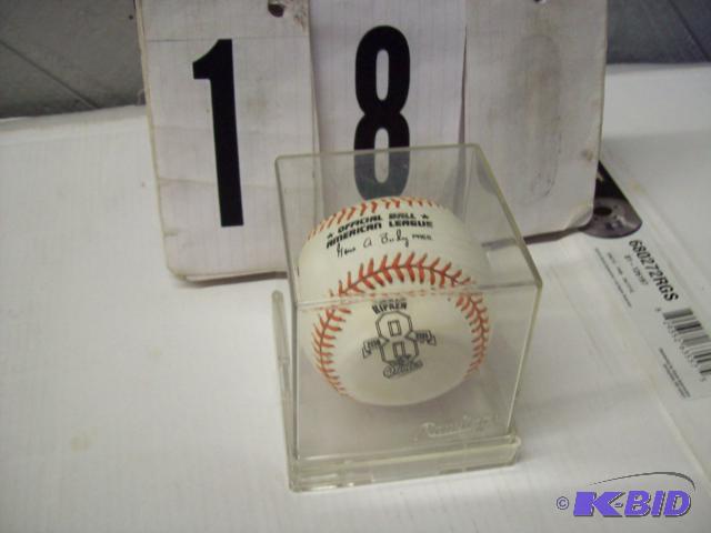 Cal Ripken Jr. Commemorative Baseball, Record...