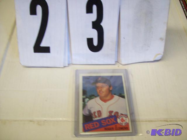 Roger Clemens Rookie Card - 1985 Topps, Near ...