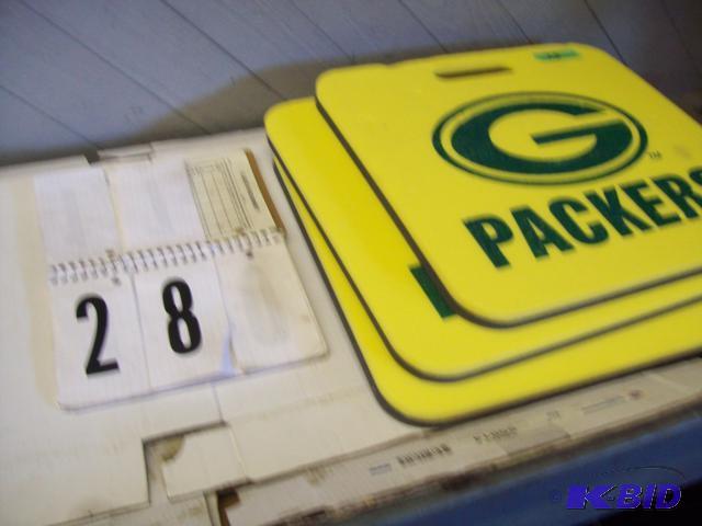 3 Green Bay Packers Seat Mats...