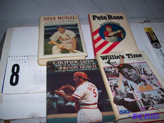 Lot of 4 Baseball Books Featuring - Stan Musi...