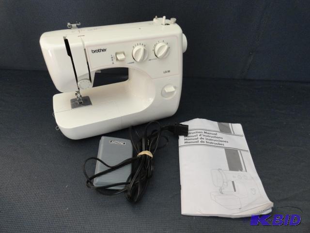 lot 109 image: Brother sewing machine Model LS-30 with foot ...