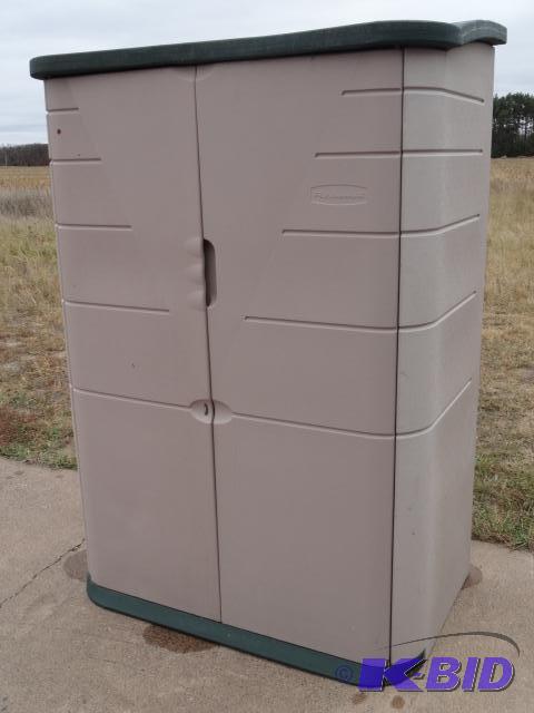 Rubbermaid Poly Storage Shed Double Door Sh Antiques