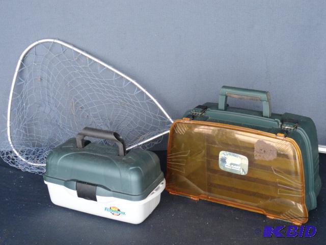 lot 141 image: Large Plano tackle box, Flambeau tackle box, ...