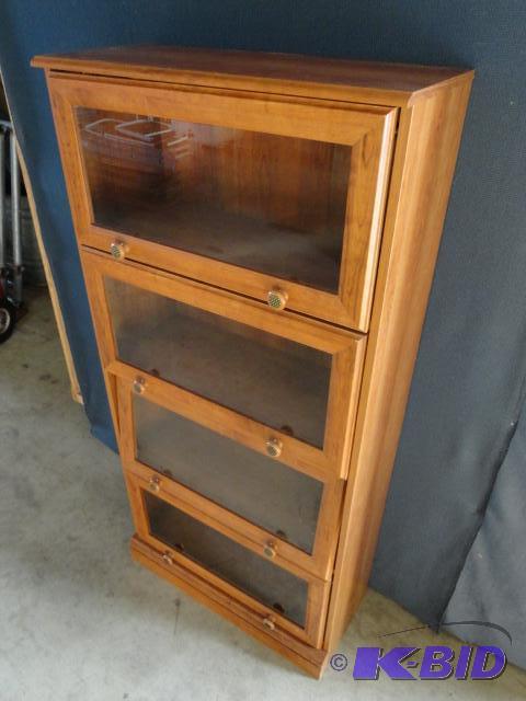 lot 156 image: Lawyer Cabinet 60&quotH, 29&quotW, one door...