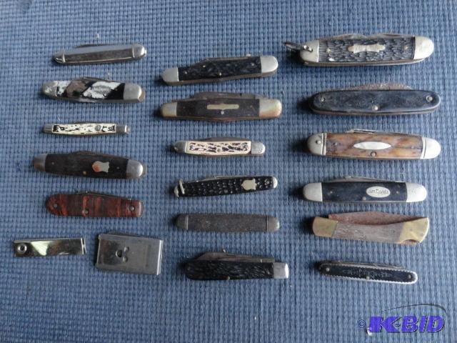 lot 174 image: Assortment of early pocket knifes Jim Dandy,...