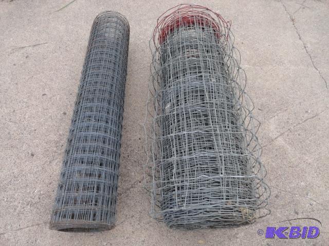 lot 19 image: Heavy gauge wire fence with one partial roll...