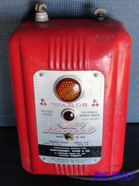 lot 217 image: Wards electric Fencer Model #2745 Serial #173...