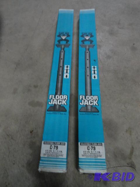 lot 93 image: TAPCO adjustable floor jack, C-79, new in box...