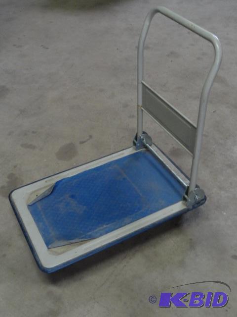 lot 99 image: Heavy duty dolly cart, 19x25" platform...