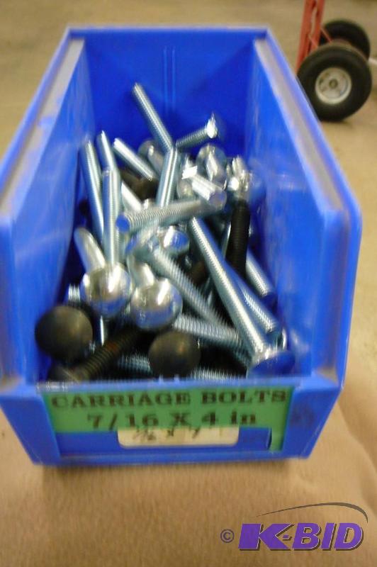 Carriage Bolts 7 lbs 716 x 4&quot...