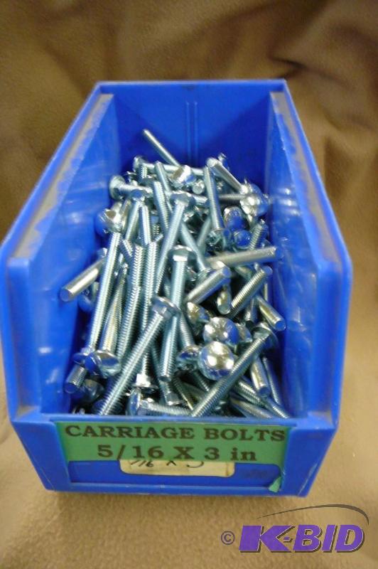 Carriage Bolts 9 lbs 516 x 3&quot...