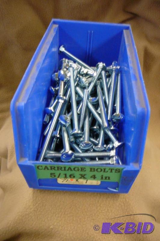 Carriage Bolts 8 lbs 516 x 4&quot...