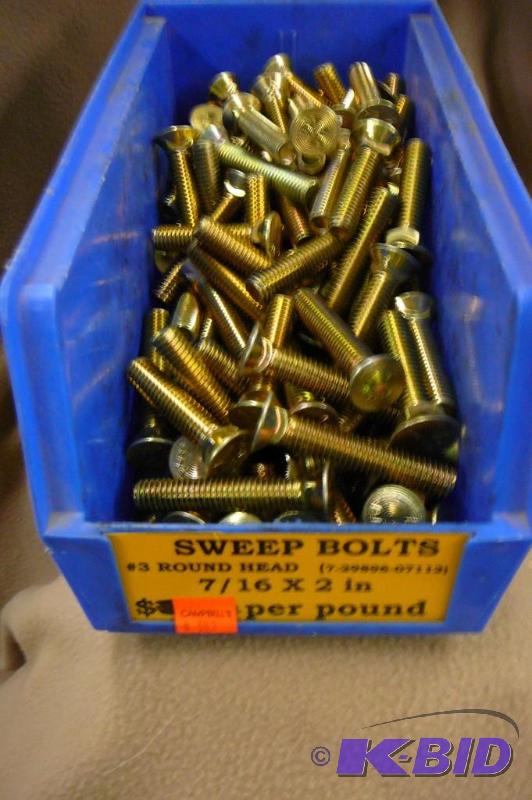 Sweep Bolts 14 lbs #3 Round Head 716 x 2&quo...