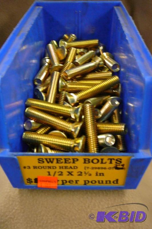 Sweep Bolts 10 lbs #3 Round Head 12 x 2 12&...