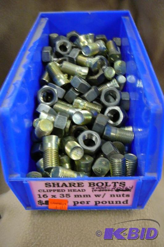 Share Bolts 18 lbs Clipped Head 16 x 35mm...