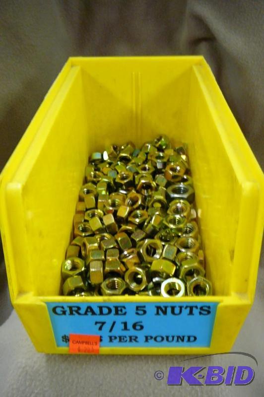 Grade 5 Nut 6 lbs 716&quot...