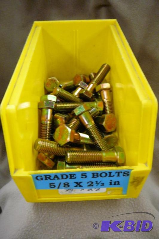 Grade 5 Bolts 7 lbs 58 x 2 12&quot...