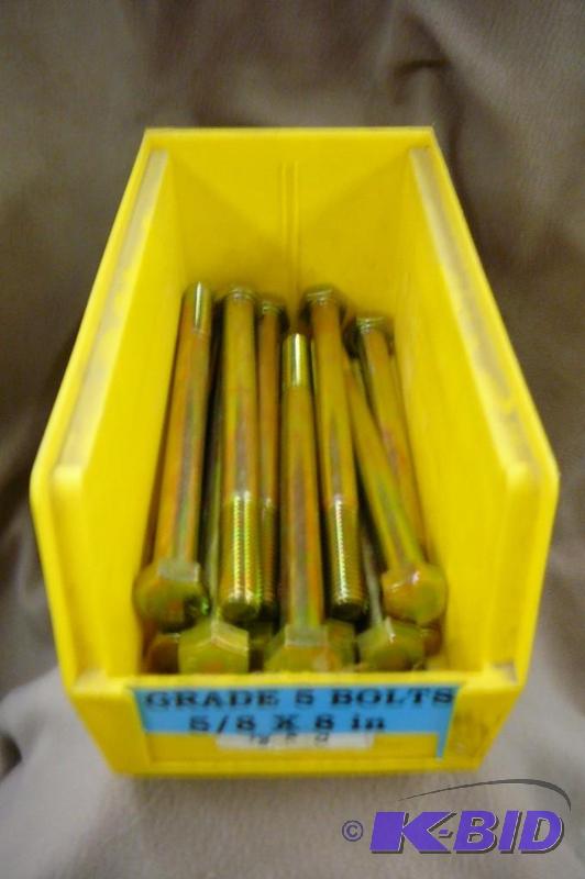 Grade 5 Bolts 10 lbs 58 x 8&quot...