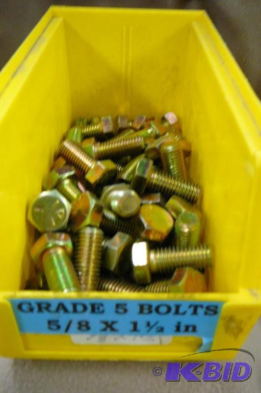 Grade 5 Bolts 9 lbs 58 x 1 12&quot...