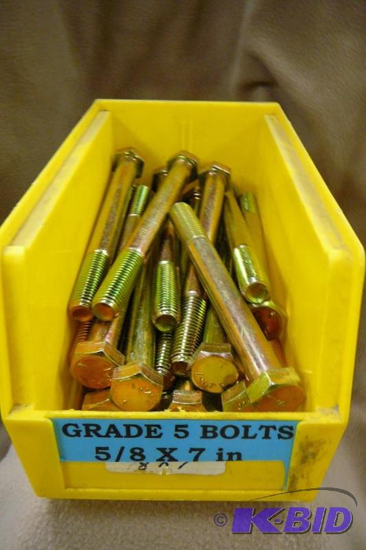 Grade 5 Bolts 15 lbs 58 x 7&quot...