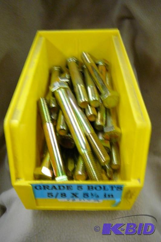Grade 5 Bolts 14 lbs 58 x 5 12&quot...
