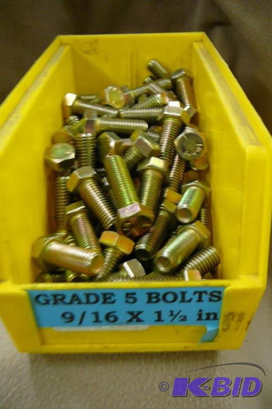 Grade 5 Bolts 16 lbs 916 x 1 12&quot...