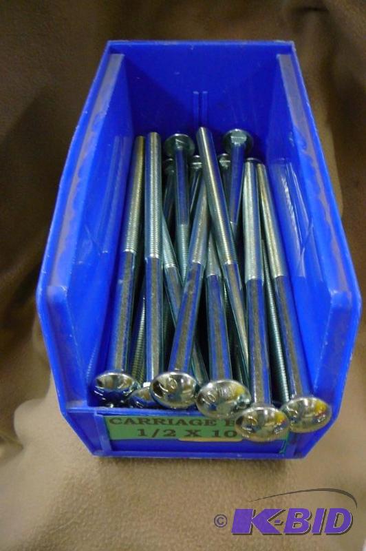 Carriage Bolts 6 lbs 12 x 10&quot...