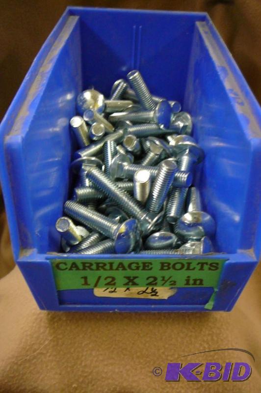Carriage Bolts 6 lbs 12 x 2 12&quot...