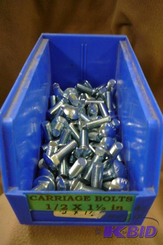 Carriage Bolts 6 lbs 12 x 1 12&quot...