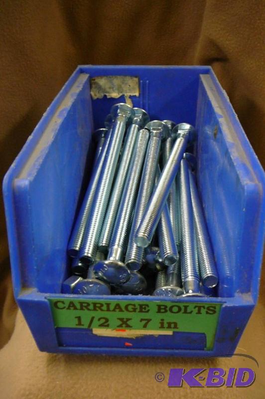 Carriage Bolts 10 lbs 12 x 7&quot...