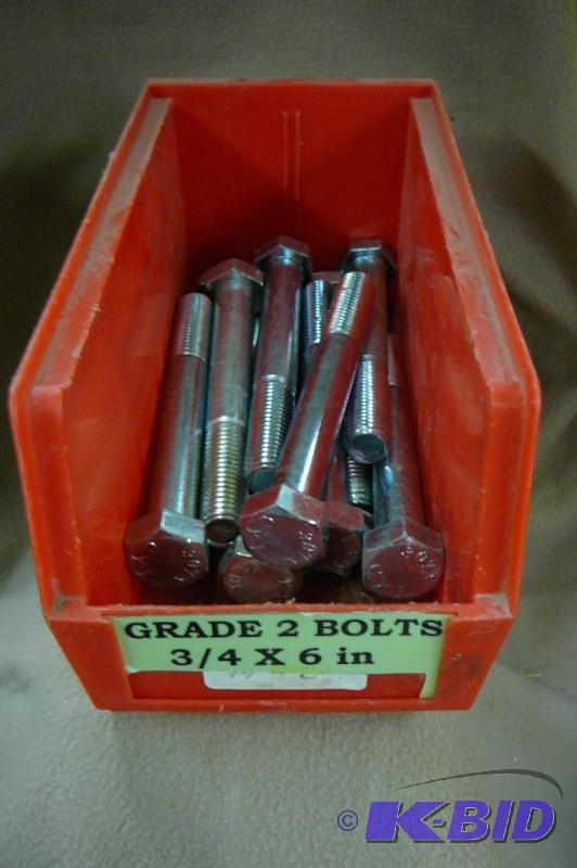 Grade 2 Bolts 10 lbs 34 x 6&quot...
