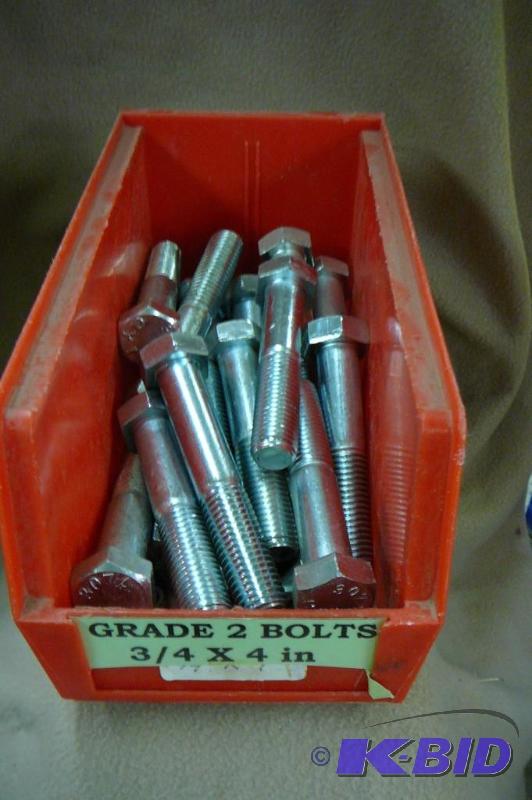 Grade 2 Bolts 12 lbs 34 x 4&quot...