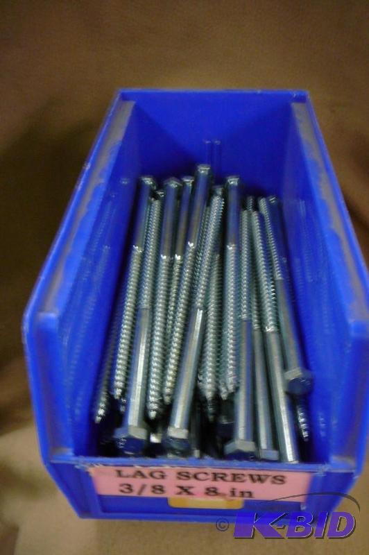 Lag Screws 11 lbs 38 x 8&quot...
