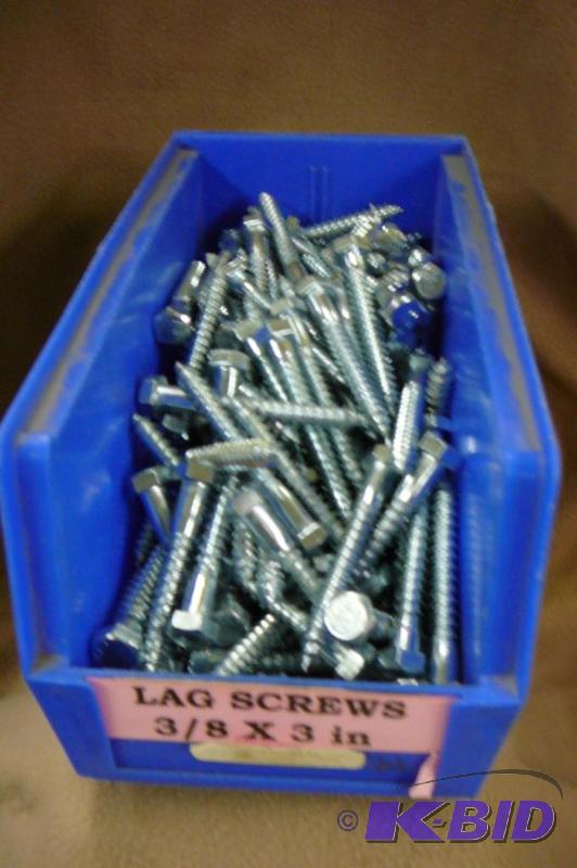 Lag Screws 13 lbs 38 x 3&quot...