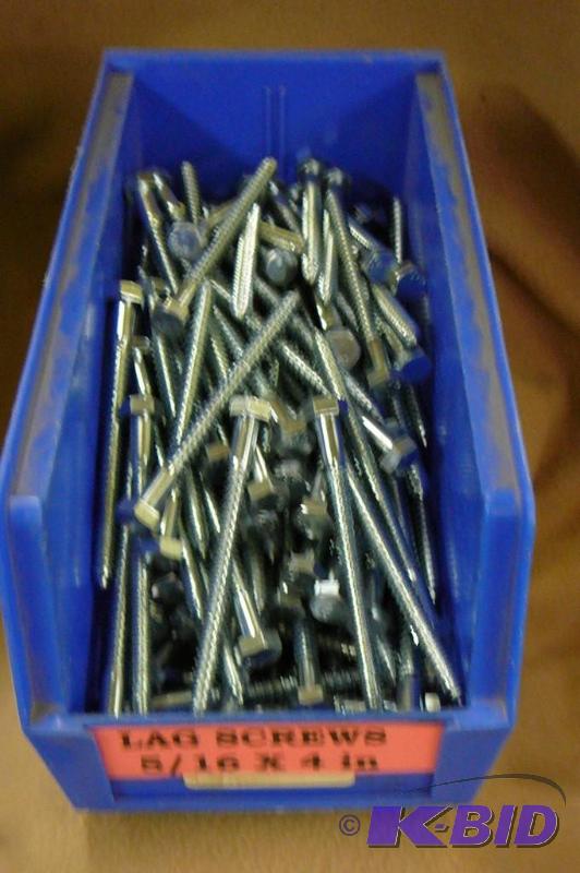 Lag Screws 12 lbs 516 x 4&quot...