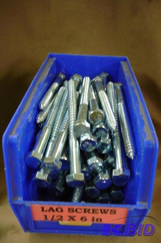 Lag Screws 16 lbs 12 x 6&quot...
