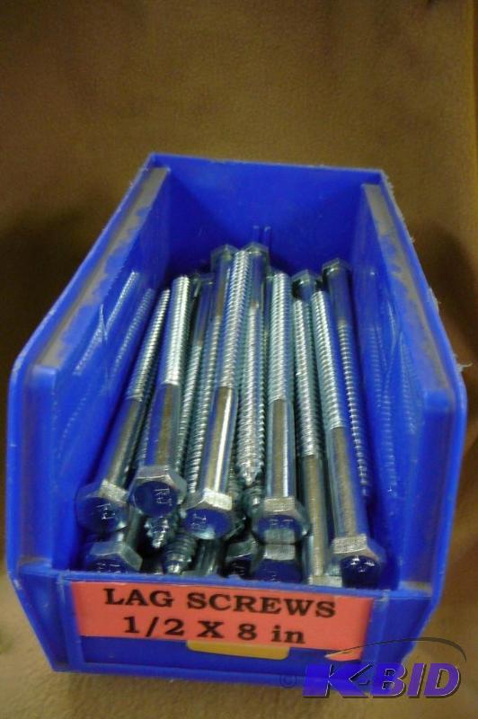 Lag Screws 15 lbs 12 x 8&quot...